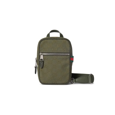 GUCCI GG CANVAS MINI SLINGBAG ‎834258 (12.5*17.5*4cm)